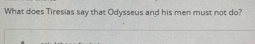 Odysseus tiresias superstitions fears myths subway