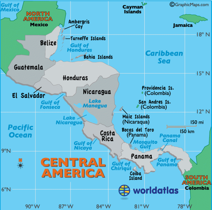 It borders central america crossword