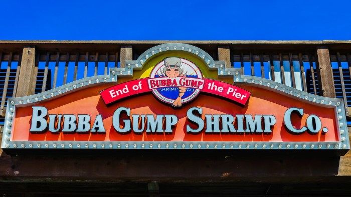 Bubba gump dairy free menu