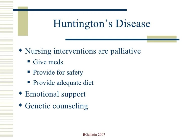 Disease huntington