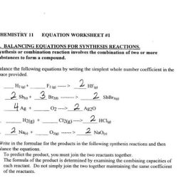 Predicting reaction products worksheet answers