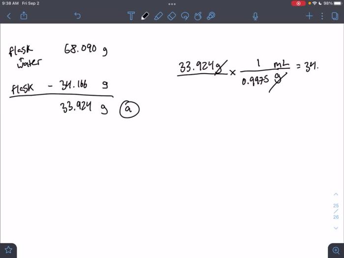 Advance study assignment densities of solids and liquids