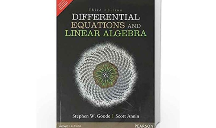 Differential equations and linear algebra goode